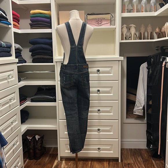 dollhouse Women's Blizzard Blue Denim Overalls - Picture 2 of 2